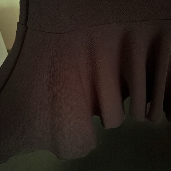 LULAROE Black Ruffle-Sleeved Midlength Textured Dress, Size S, EUC - Picture 5 of 6